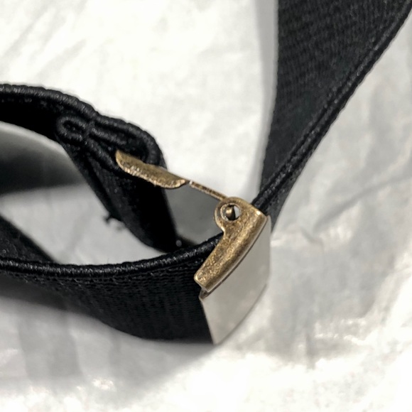 MEN’S ELASTIC / ADJUSTABLE BLACK SUSPENDERS with CLIPS - Picture 6 of 7